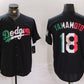 Los Angeles Dodgers #18 Yoshinobu Yamamoto Black Mexico Cool Base Stitched Baseball Jerseys