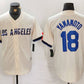 Los Angeles Dodgers #18 Yoshinobu Yamamoto Cream 2024 City Connect Limited Stitched Baseball Jersey