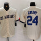 Los Angeles Dodgers #24 Kobe Bryant Cream 2024 City Connect Limited Stitched Baseball Jerseys