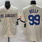 Los Angeles Dodgers #99 Joe Kelly Cream Stitched Baseball Jersey