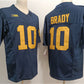 M.Wolverines #10 Tom Brady 2023 F.U.S.E. Navy Stitched Jersey College Jerseys