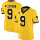 M.Wolverines #9 J.J. McCarthy 2023 F.U.S.E. Yellow Rose Bowl Patch Stitched Jersey College Jerseys
