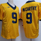 M.Wolverines #9 J.J. McCarthy 2023 F.U.S.E. Yellow Stitched Jersey College Jerseys