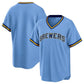 Milwaukee Brewers Powder Blue Road Cooperstown Collection Team Jersey Baseball Jersey