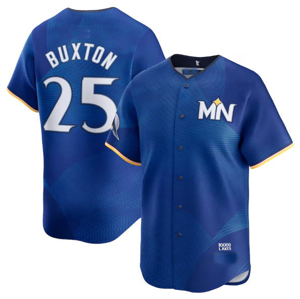 Minnesota Twins #25 Byron Buxton Royal 2024 City Connect Limited Baseball Jersey