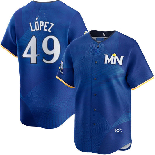 Minnesota Twins #49 Pablo Lopez City Connect Limited Baseball Jersey