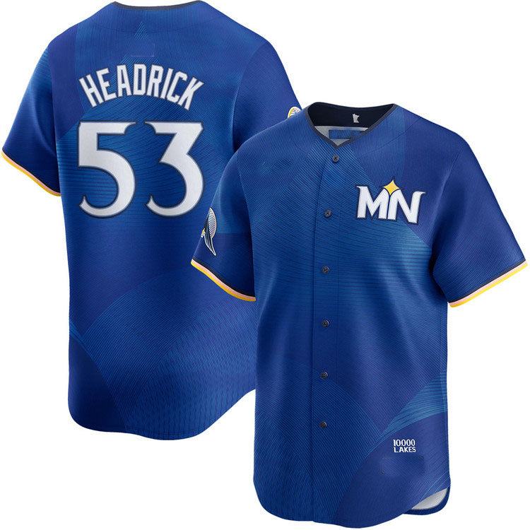 Minnesota Twins #53 Brent Headrick City Connect Limited Baseball Jersey