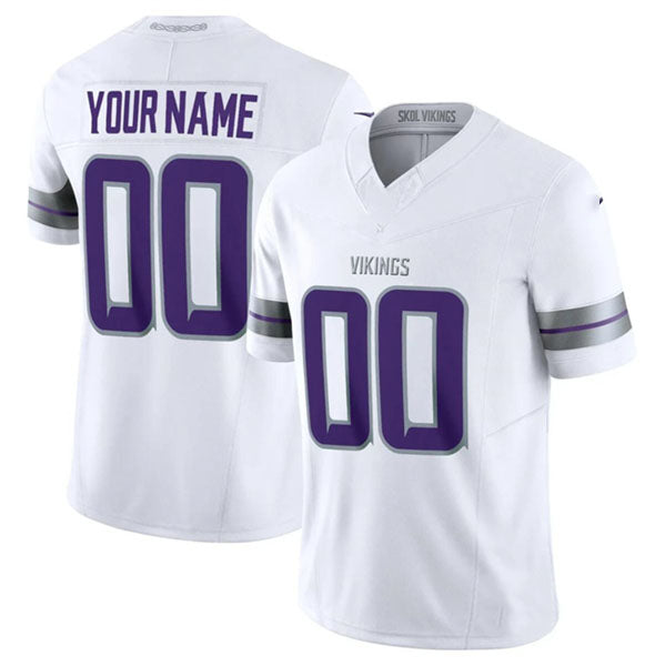 MN.Vikings Active Player Custom White F.U.S.E. Winter Warrior Limited Stitched Football Jerseys