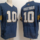 N.Dame Fighting Irish #10 Sam Hartman Navy With Name Limited Stitched Jersey College Jerseys