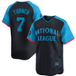 National League #7 Trea Turner Navy 2024 All-Star Game Limited Player Baseball Jerseys