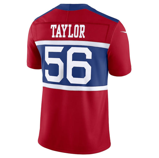 NY.Giants #56 Lawrence Taylor Alternate Vapor F.U.S.E. Retired Player Limited Jersey - Century Red American Football Jerseys