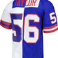 NY.Giants #56 Lawrence Taylor Mitchell Ness 1986 Split Legacy Replica Jersey - RoyalWhite American Football Jerseys