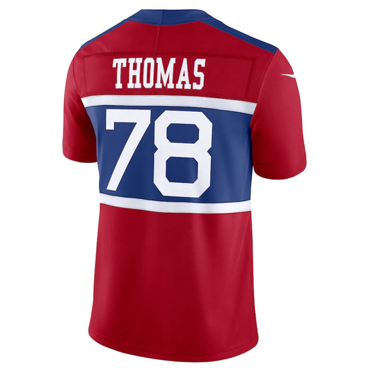 NY.Giants #78 Andrew Thomas Alternate Vapor F.U.S.E. Limited Jersey - Century Red American Football Jerseys