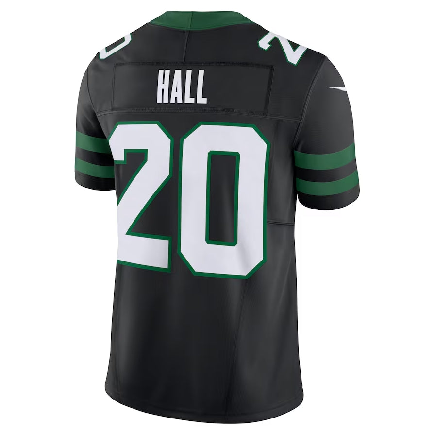 New York Jets #20 Breece Hall Alternate Vapor F.U.S.E. Limited Jersey - Legacy Black American Football Jerseys