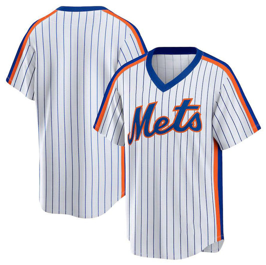 New York Mets White Home Cooperstown Collection Team Jersey Baseball Jerseys
