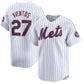 New York Mets #27 Mark Vientos White 2024 Home Limited Stitched Baseball Jersey