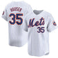 New York Mets #35 Adrian Houser White 2024 Home Limited Stitched Baseball Jersey