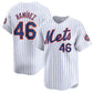 New York Mets #46 Yohan Ramirez White 2024 Home Limited Stitched Baseball Jersey