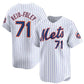 New York Mets #71 Sean Reid-Fole White 2024 Home Limited Stitched Baseball Jersey