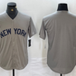 New York Yankees Blank 2021 Grey Field of Dreams Cool Base Stitched Baseball Jersey