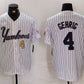 New York Yankees #4 Lou Gehrig White Pinstripe Fashion Cool Base Baseball Jerseys