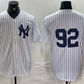 New York Yankees #92 Matt Krook White Cool Base Stitched Baseball Jersey