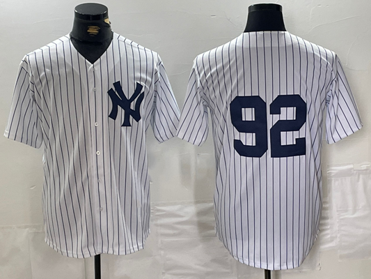 New York Yankees #92 Matt Krook White Cool Base Stitched Baseball Jersey
