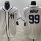 New York Yankees #99 Aaron Judge White Fashion Cool Base Baseball Jersey
