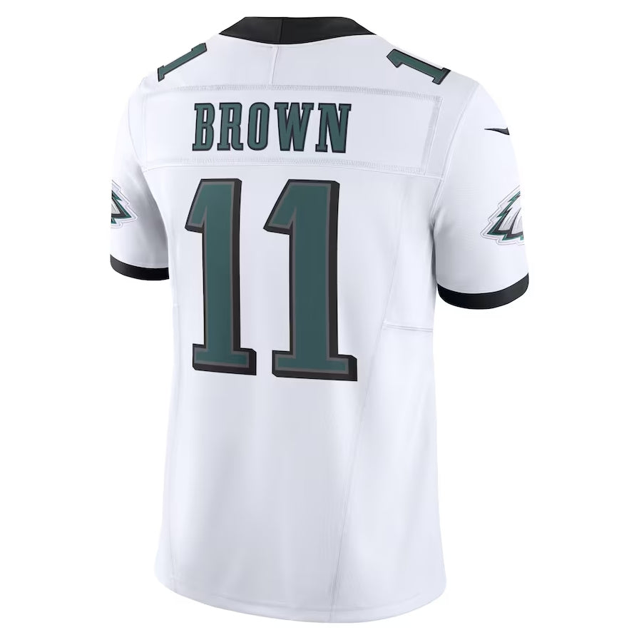 P.Eagles #11 A.J. Brown Vapor F.U.S.E. Limited Jersey - White American Football Jersey