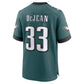 P.Eagles #33 Cooper DeJean 2024 Draft Game Jersey - Green American Football Jerseys