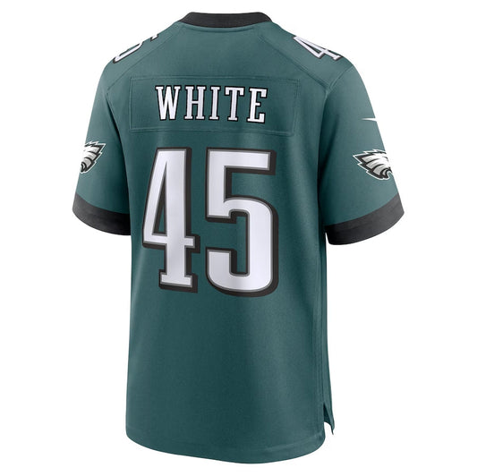 P.Eagles #45 Devin White Game Jersey - Midnight Green American Football Jerseys