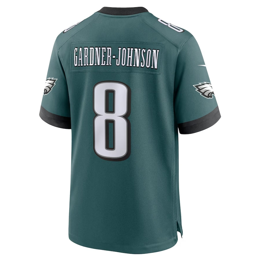 P.Eagles #8 Chauncey Gardner-Johnson Game Jersey - Midnight Green American Football Jerseys