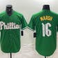 Philadelphia Phillies #16 Brandon Marsh Green 2024 City Connect Stitched Baseball Jersey