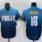 Philadelphia Phillies #18 Johan Rojas Blue 2024 City Connect Limited Stitched Baseball Jerseys