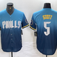 Philadelphia Phillies #5 Bryson Stott Blue 2024 City Cool Base Stitched Baseball Jersey
