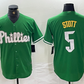 Philadelphia Phillies #5 Bryson Stott Green 2024 City Connect Stitched Baseball Jersey