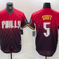 Philadelphia Phillies #5 Bryson Stott Red 2024 City Cool Base Baseball Jersey