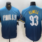 Philadelphia Phillies #93 Jason Elwell Blue 2024 City Connect Limited Stitched Baseball Jerseys