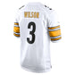 P.Steelers #3 Russell Wilson White Game Jersey - White American Football Jerseys