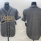 San Diego Padres Blank Grey Gridiron Cool Base Stitched Baseball Jersey Baseball Jerseys