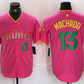 San Diego Padres #13 Manny Machado Pink Cool Base Stitched Baseball Jerseys