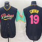 San Diego Padres #19 Tony Gwynn Black City Connect Cool Base Stitched Baseball Jersey