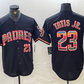 San Diego Padres #23 Fernando Tatis Jr Black Rainbow Mexico Cool Base Stitched Baseball Jerseys