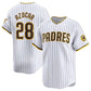 San Diego Padres #28 Jose Azocar White 2024 Home Limited Baseball Stitched Jersey
