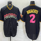 San Diego Padres #2 Xander Bogaerts Black Fashion Baseball Jersey
