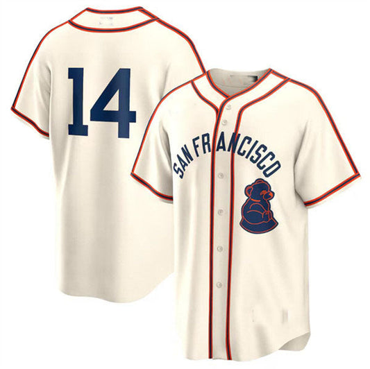 San Francisco Giants #14 Patrick Bailey Cream 2024 Rickwood Classic Stitched Baseball Jersey
