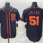 San Francisco Giants #51 Jung Hoo Lee Black With SF Stitched Cool Base Baseball Jersey