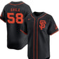 San Francisco Giants #58 Nick Avila Black 2024 Black AlternateLimited Stitched Baseball Jersey