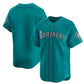 Seattle Mariners Blank Aqua Alternate Limited Stitched Baseball Jersey