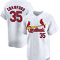 St. Louis Cardinals #35 Brandon Crawford White Home Limited Stitched Baseball Jersey